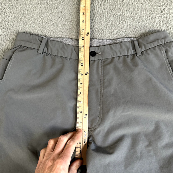 Yogasmoga Pants Men's XL Gray D'or Hybrid Straight Leg Activewear Zip Pocket - Picture 7 of 15